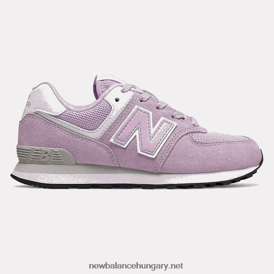 New Balance 6XH8F03853 egynemű 574 klasszikus: velúr/háló