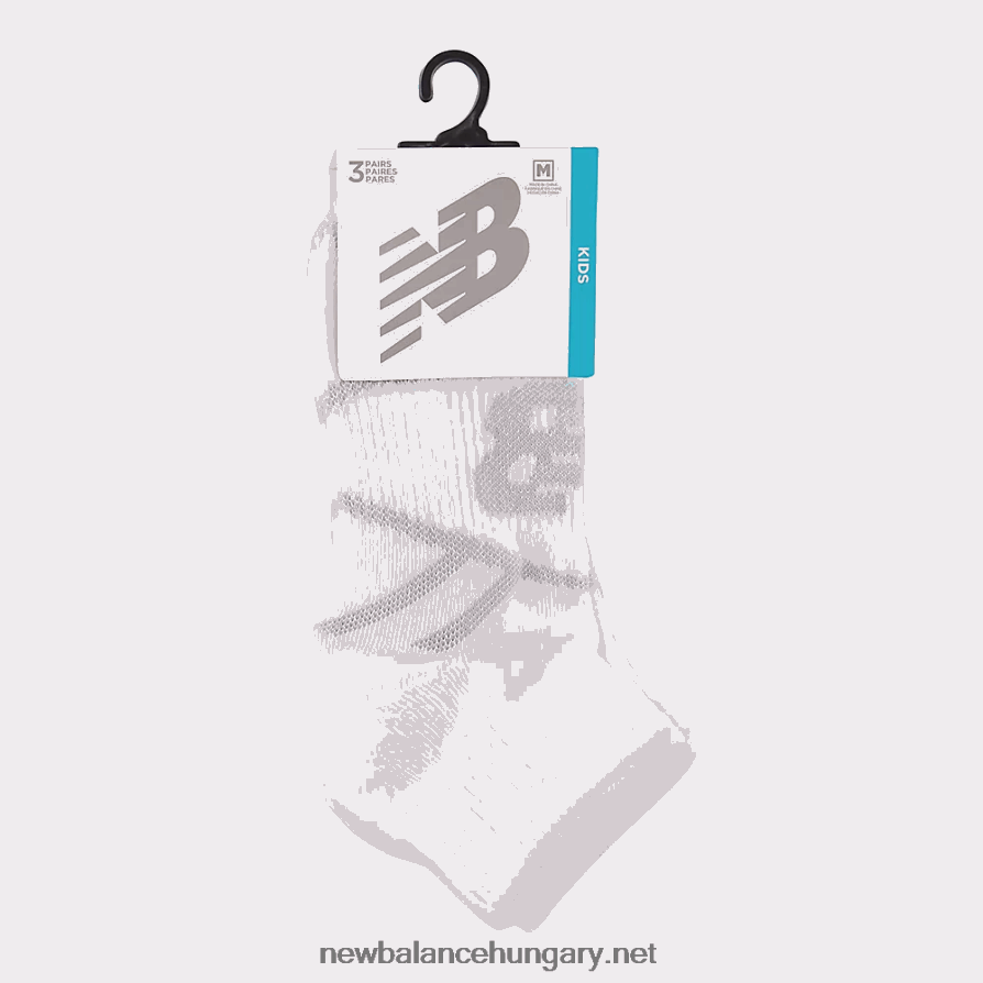 New Balance 6XH8F02840 egynemű teljesítmény bokazokni 3 csomag