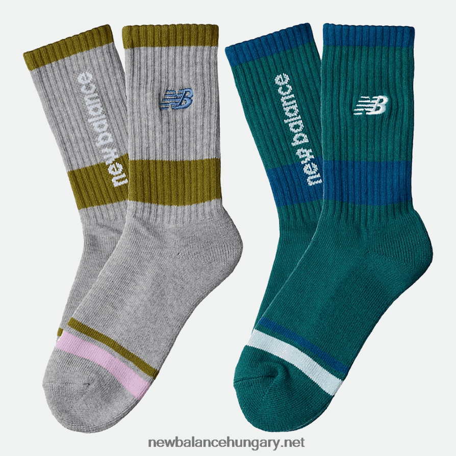 New Balance 6XH8F06689 egynemű színes blokk midcalf 2 csomag