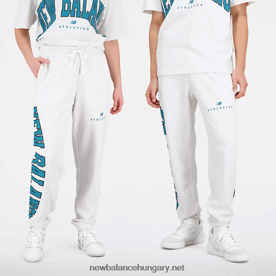 New Balance 6XH8F01760 egynemű uni-ssentials vetemedett klasszikus francia frottír melegítőnadrág