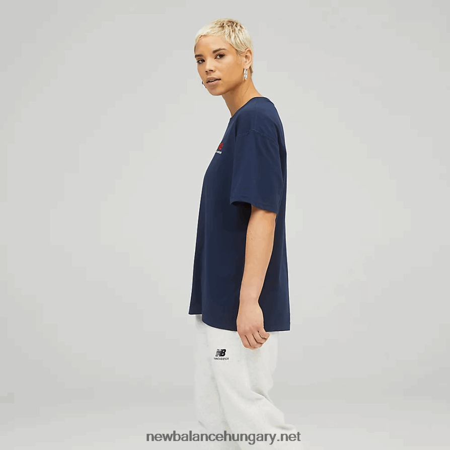 New Balance 6XH8F0290 egynemű uni-ssentials pamut póló