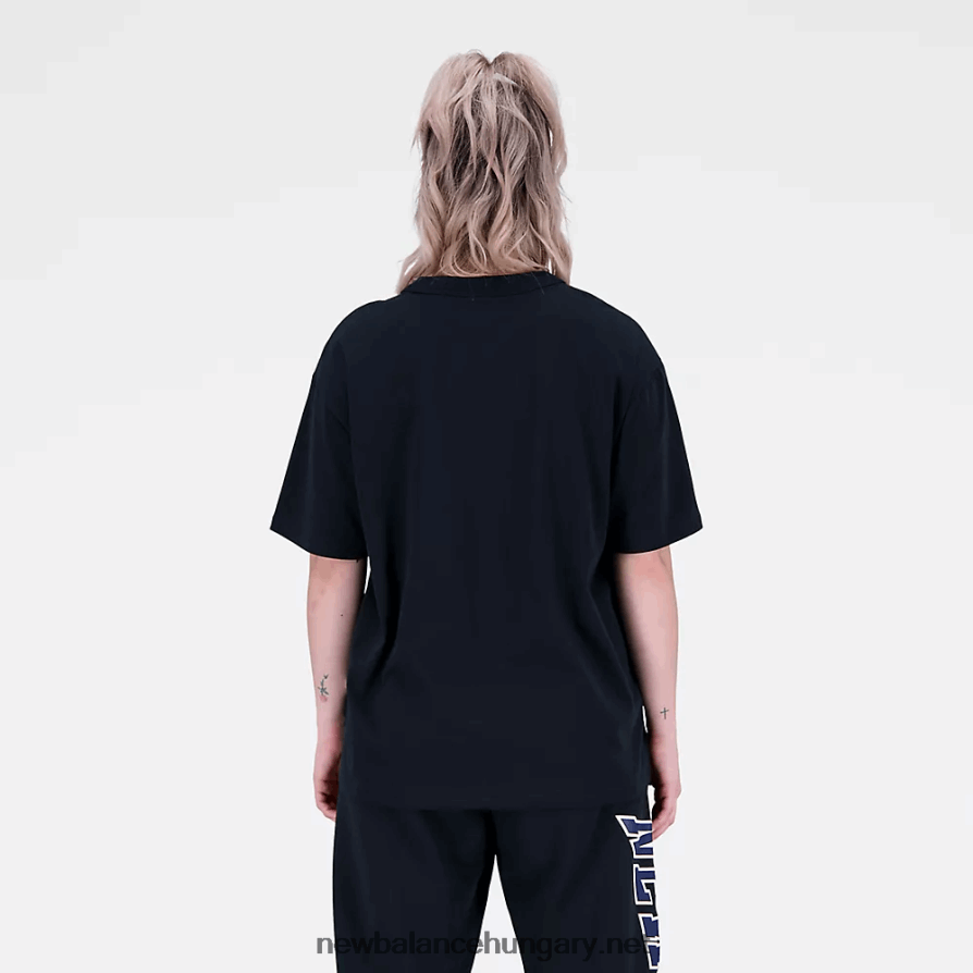 New Balance 6XH8F05082 egynemű uni-ssentials vetemedett classics pamut dzsörzé póló