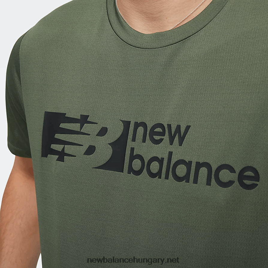 New Balance 6XH8F06569 egynemű tenacity grafikus póló