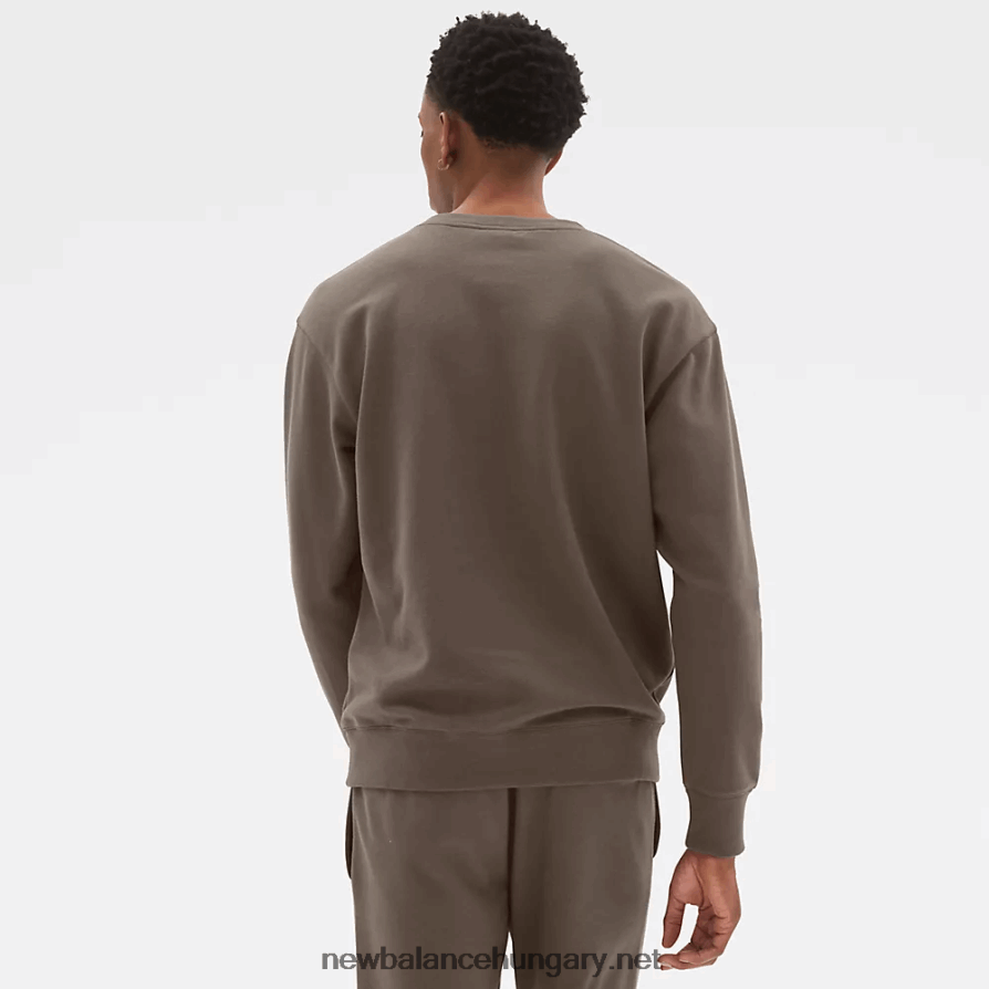 New Balance 6XH8F0306 egynemű uni-ssentials francia frottír crewneck pulóver