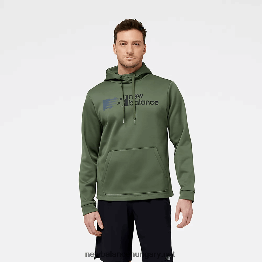 New Balance 6XH8F06555 egynemű tenacity teljesítmény polár pulóver kapucnis pulóver