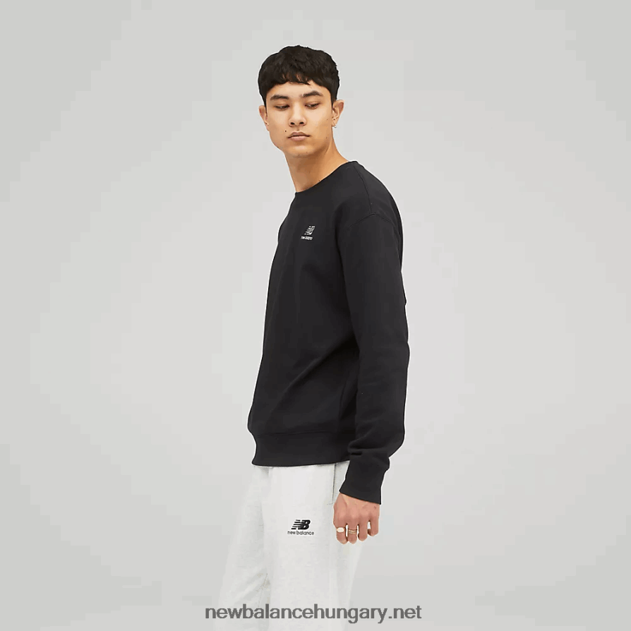 New Balance 6XH8F06612 egynemű uni-ssentials francia frottír crewneck pulóver