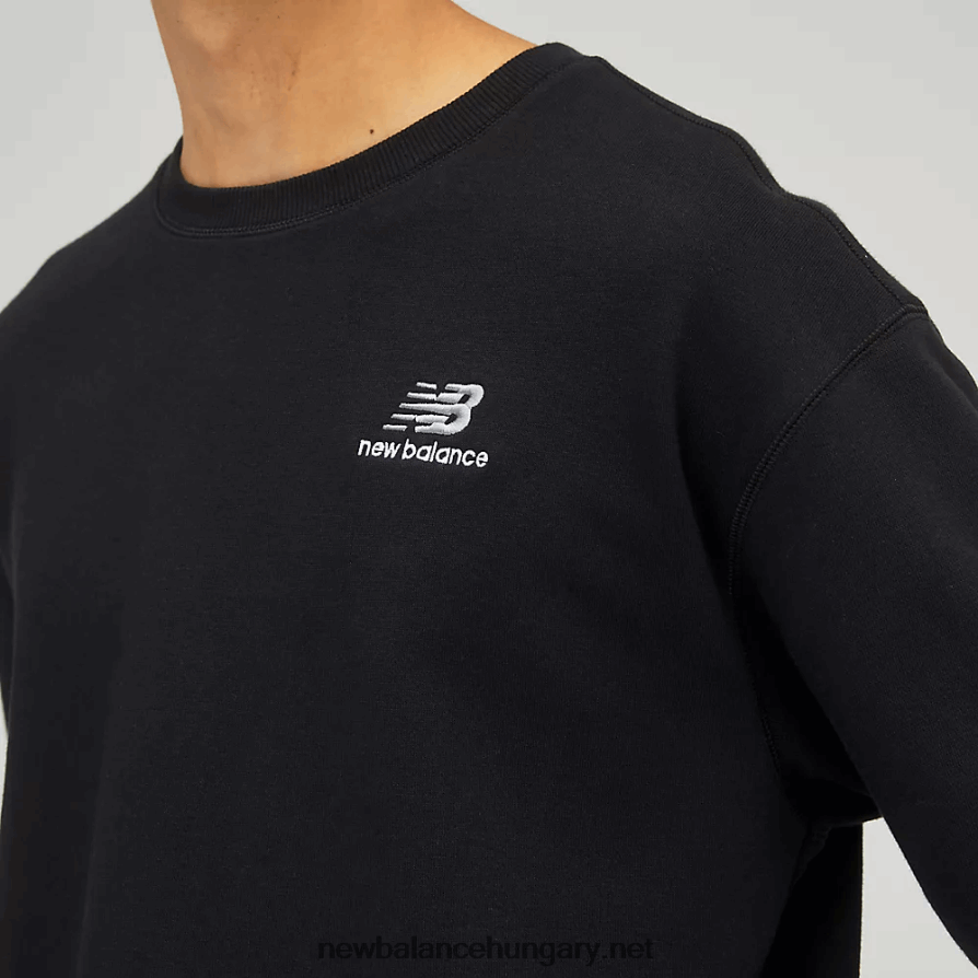 New Balance 6XH8F06612 egynemű uni-ssentials francia frottír crewneck pulóver