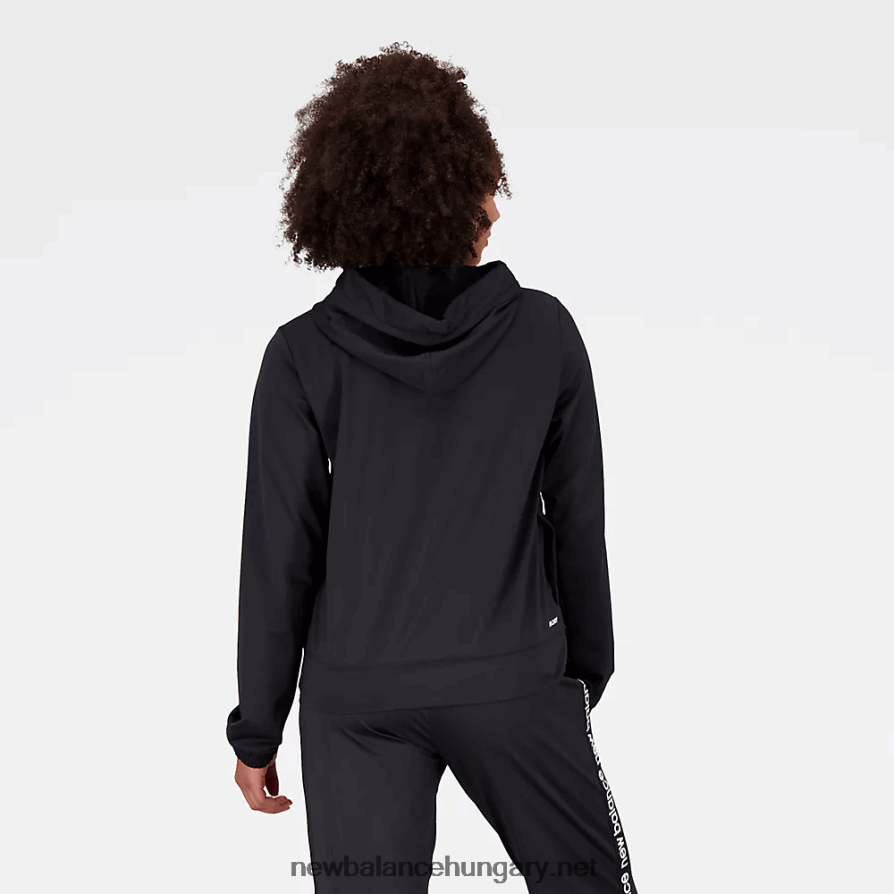 New Balance 6XH8F06856 egynemű könyörtelen frottír kapucnis pulcsi