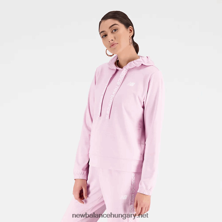 New Balance 6XH8F06857 egynemű könyörtelen frottír kapucnis pulcsi