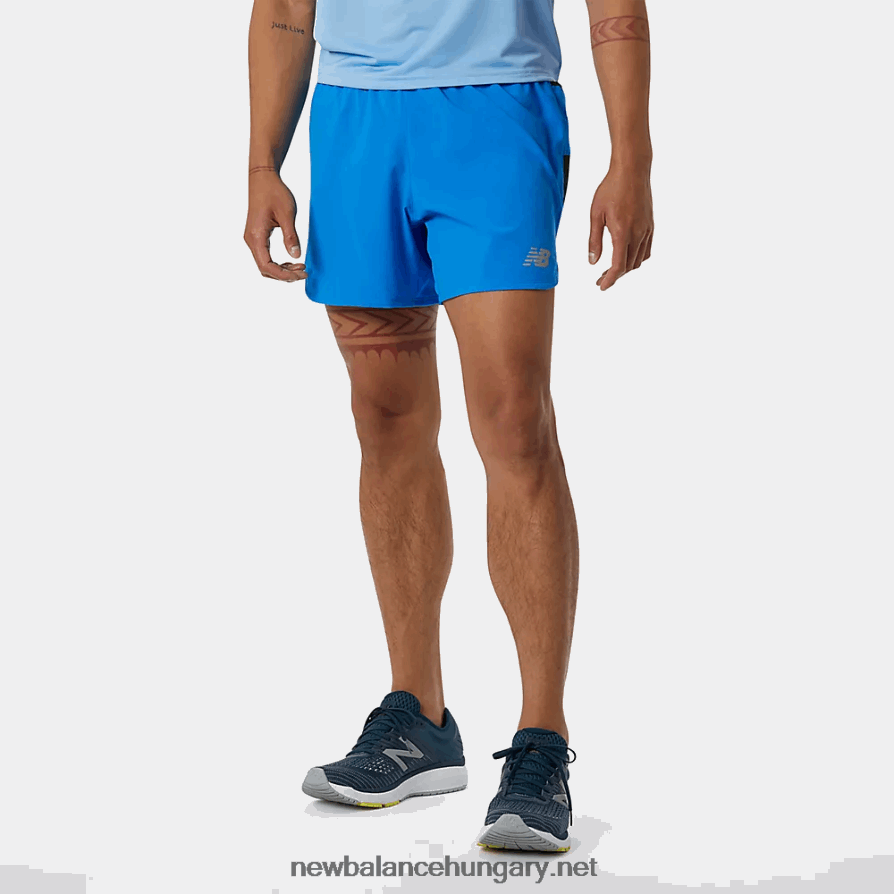 New Balance 6XH8F02028 egynemű ütési futás 5 hüvelyk rövid