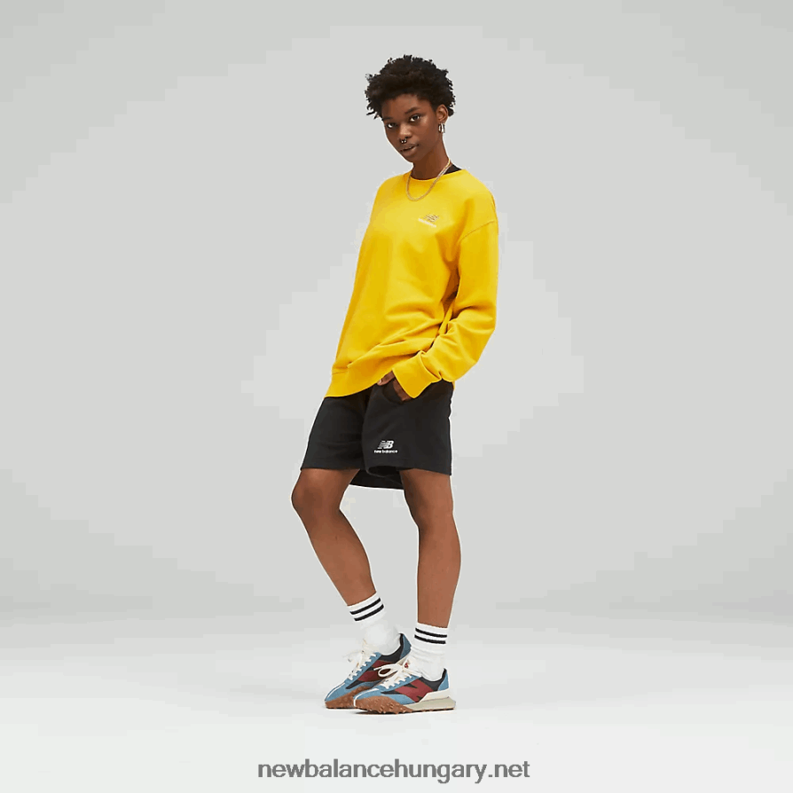 New Balance 6XH8F0307 egynemű uni-ssentials francia frottír rövid