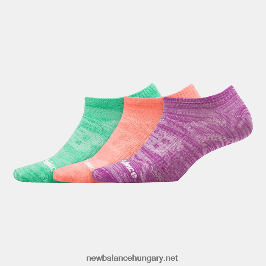 New Balance 6XH8F05055 férfiak lapos kötött no show zokni 6 db