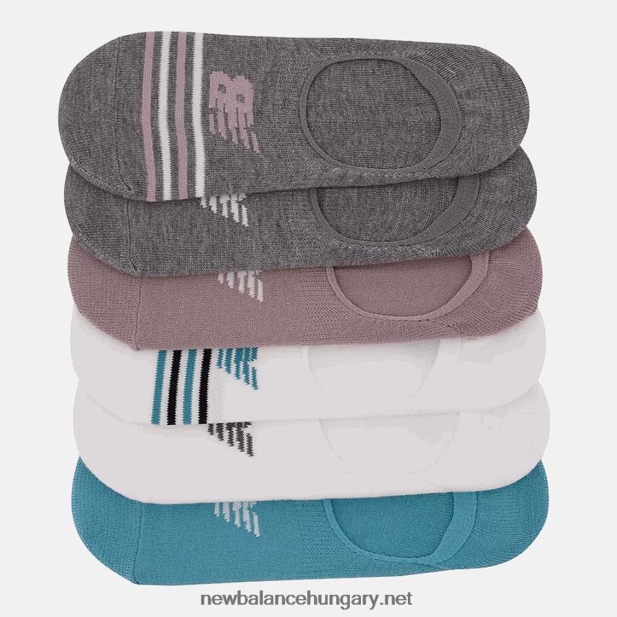 New Balance 6XH8F05068 férfiak ultra alacsony no show zokni 6 db