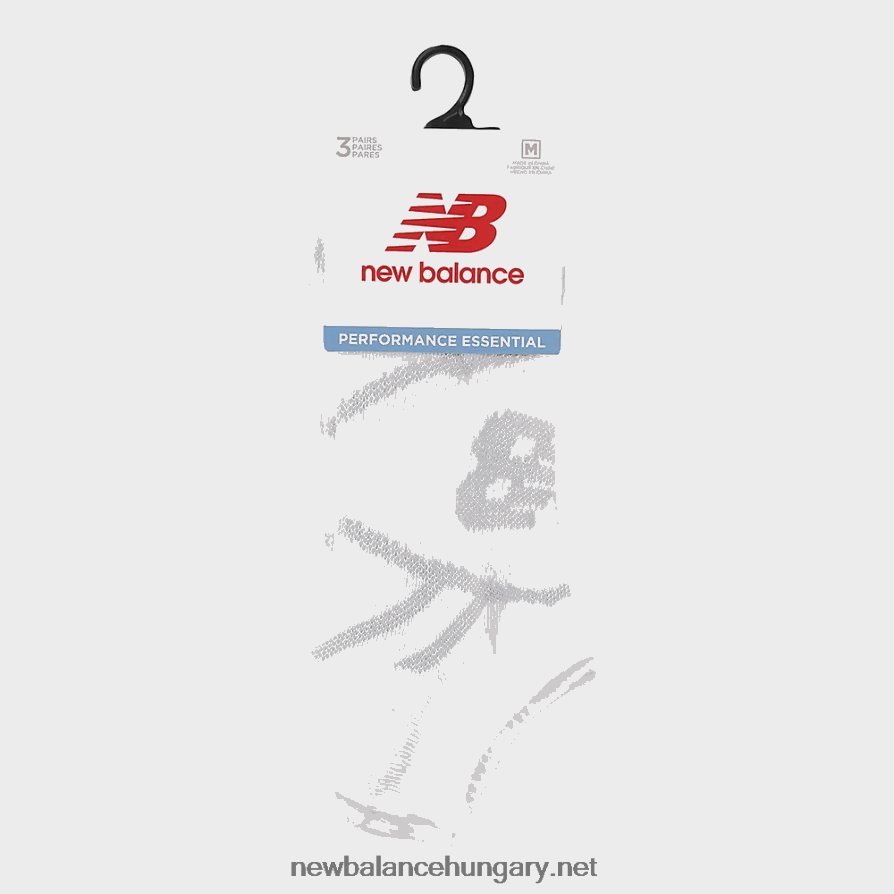 New Balance 6XH8F05075 férfiak teljesítmény no show zokni 3 csomag