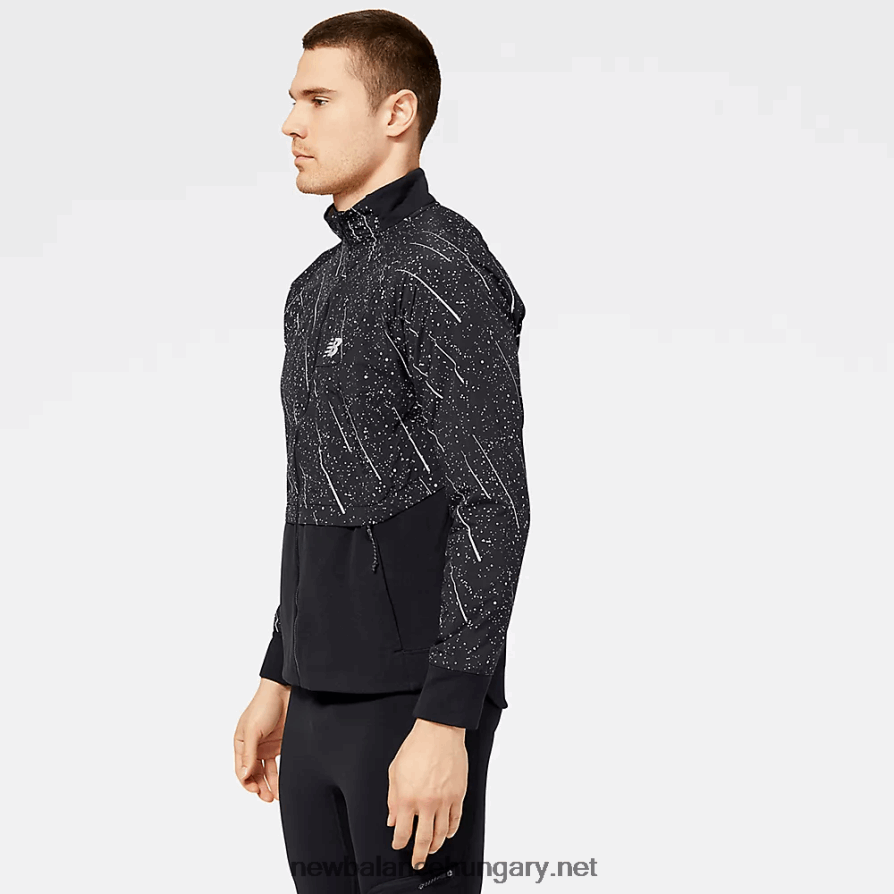 6XH8F01936 férfiak fényvisszaverő nb hőrács kabát