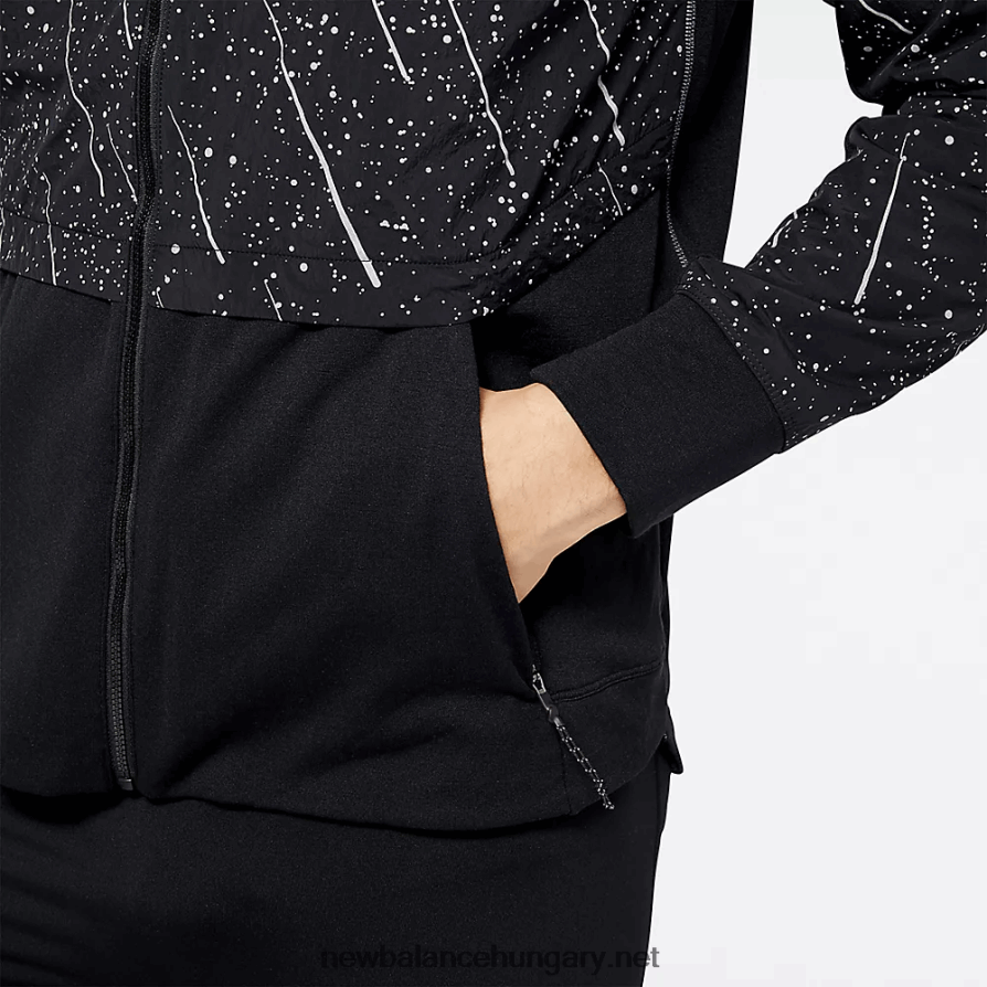 6XH8F01936 férfiak fényvisszaverő nb hőrács kabát