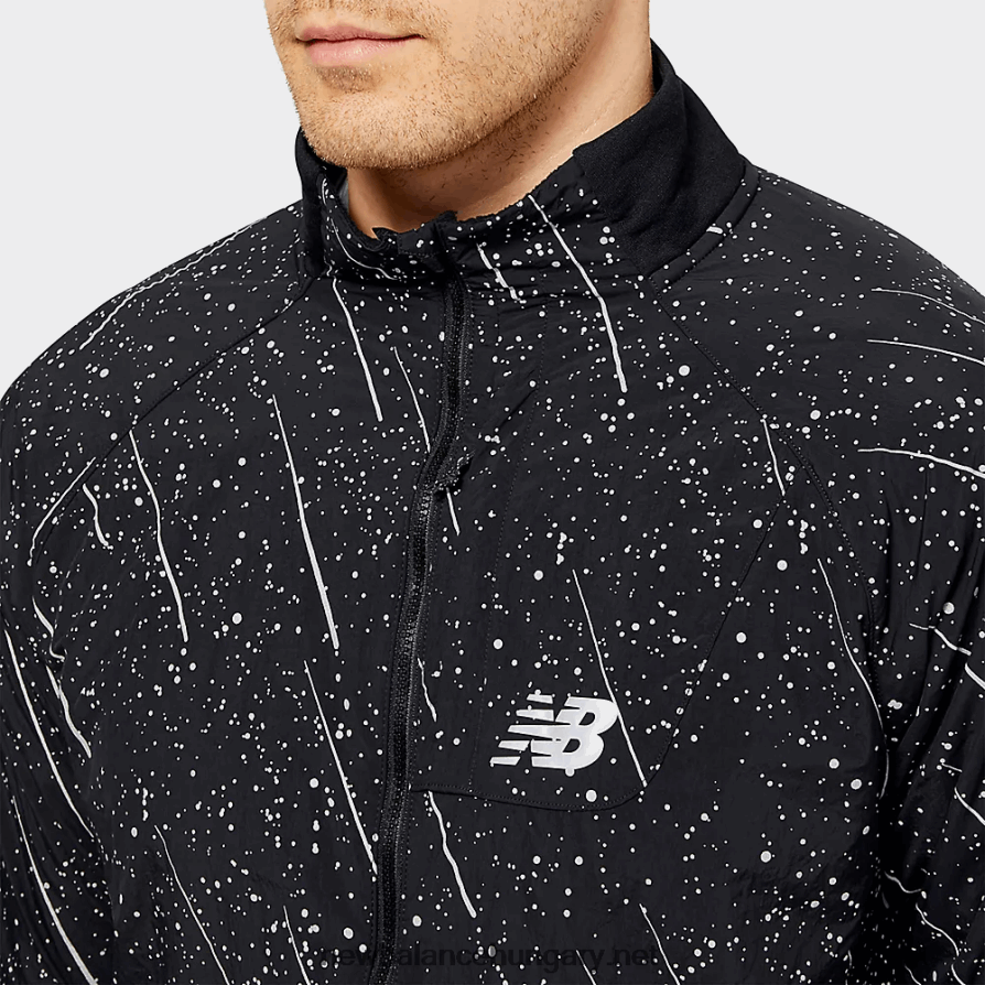 6XH8F01936 férfiak fényvisszaverő nb hőrács kabát