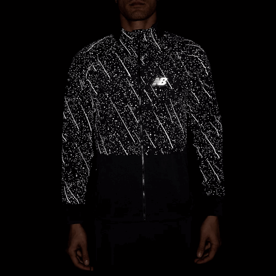 6XH8F01936 férfiak fényvisszaverő nb hőrács kabát