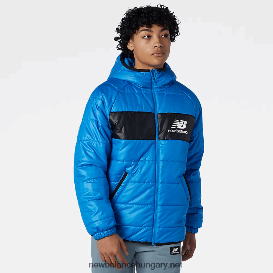 6XH8F02023 férfiak nb athletics téliesített rövid szintetikus puffer