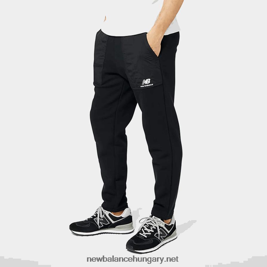 6XH8F02059 férfiak nb athletics steppelt gyapjú nadrág