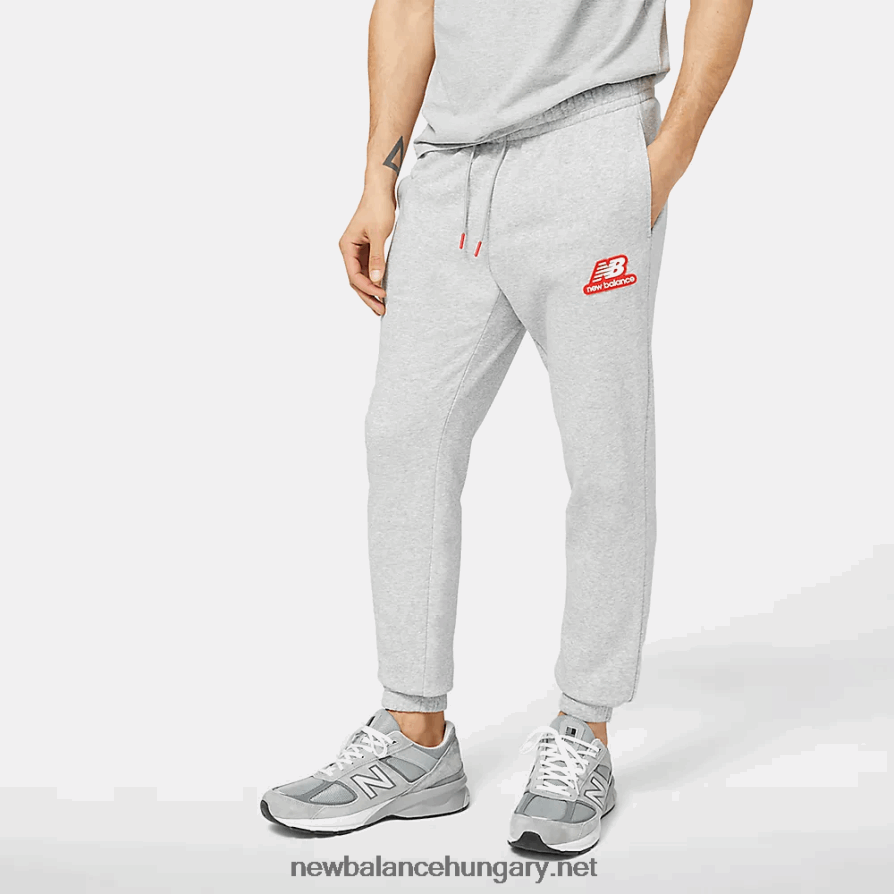 6XH8F02087 férfiak nb essentials egymásra rakott gumicsomagolású melegítőnadrág