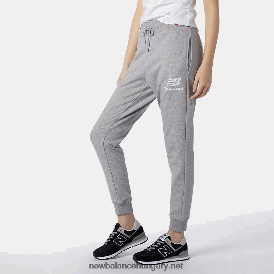 6XH8F02281 férfiak nb essential stack logós vékony melegítőnadrág