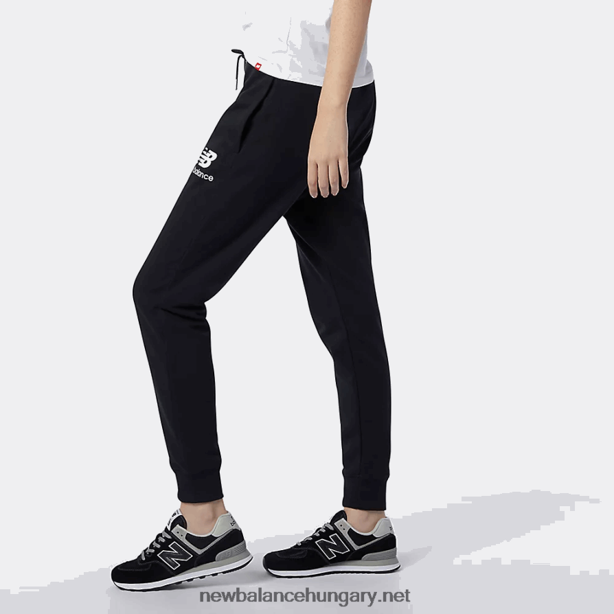 6XH8F02282 férfiak nb essential stack logós vékony melegítőnadrág