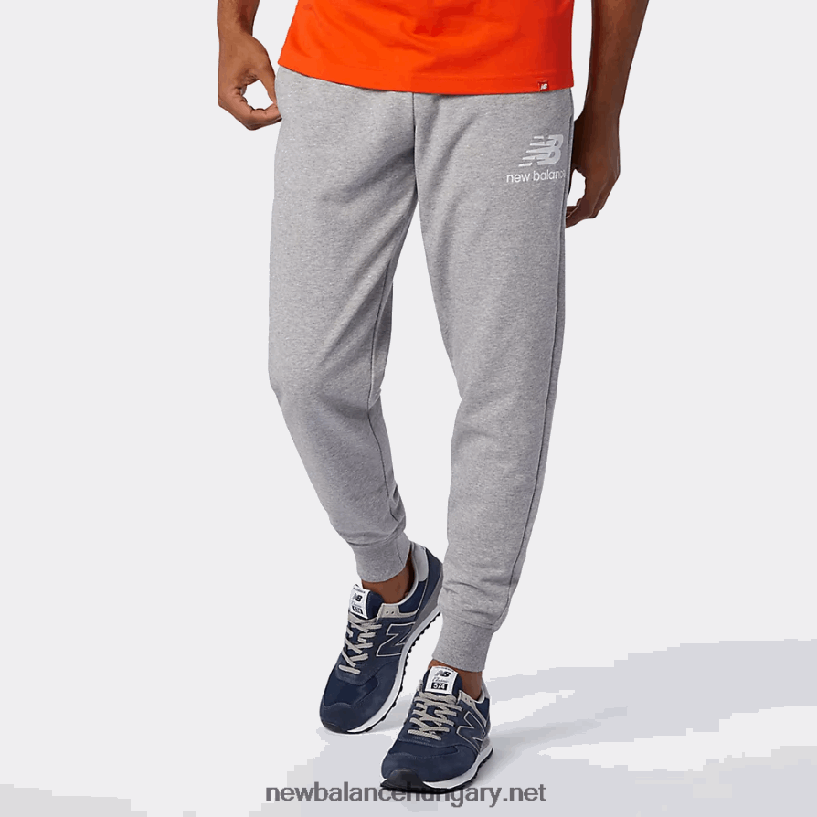 6XH8F04752 férfiak nb essentials egymásra rakott logós melegítőnadrág