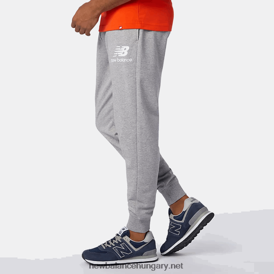 6XH8F04752 férfiak nb essentials egymásra rakott logós melegítőnadrág