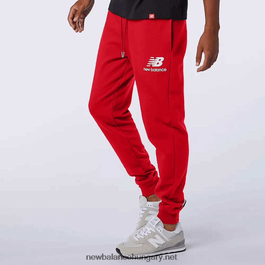 6XH8F04753 férfiak nb essentials egymásra rakott logós melegítőnadrág