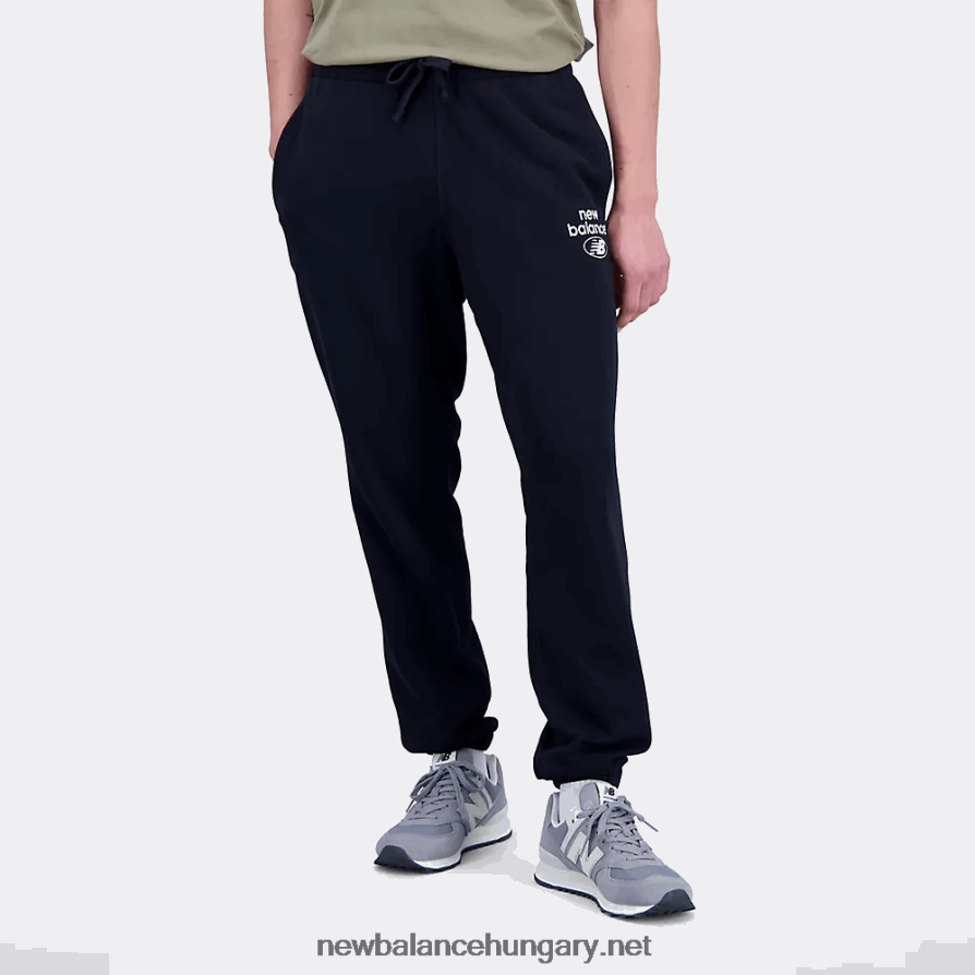 New Balance 6XH8F06543 férfiak Essentials újragondolt francia frottír melegítőnadrág