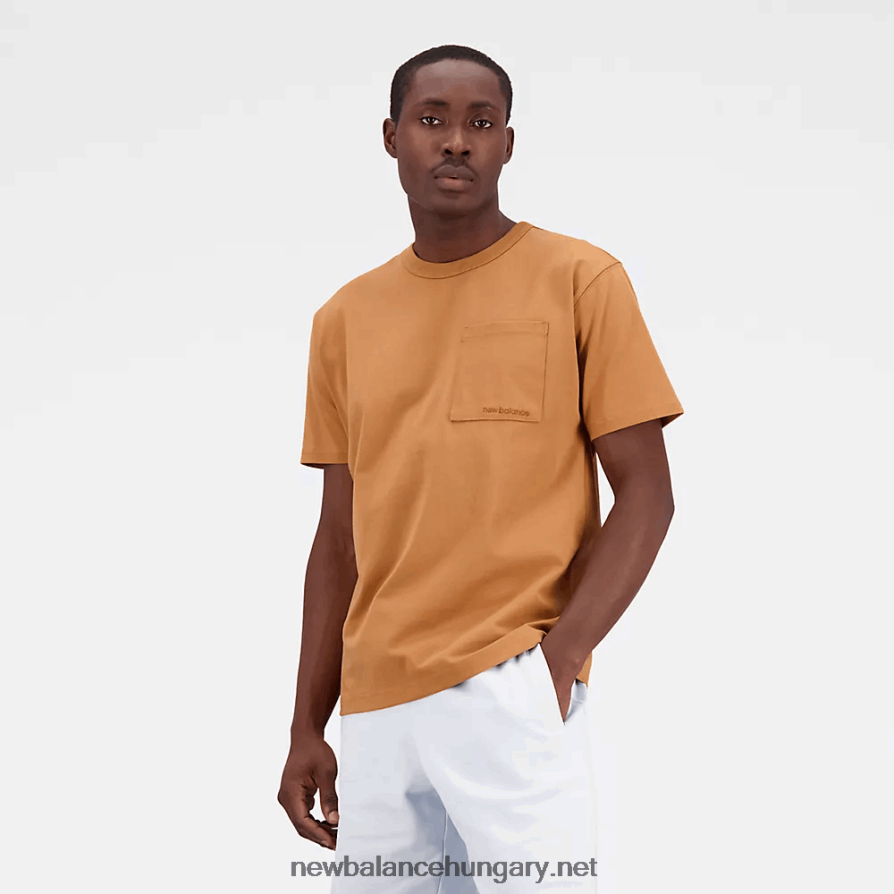 6XH8F01805 férfiak nb athletics nature state rövid ujjú póló