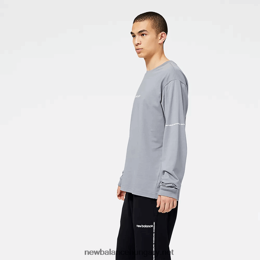 6XH8F02053 férfiak nb essentials grafikus hosszú ujjú