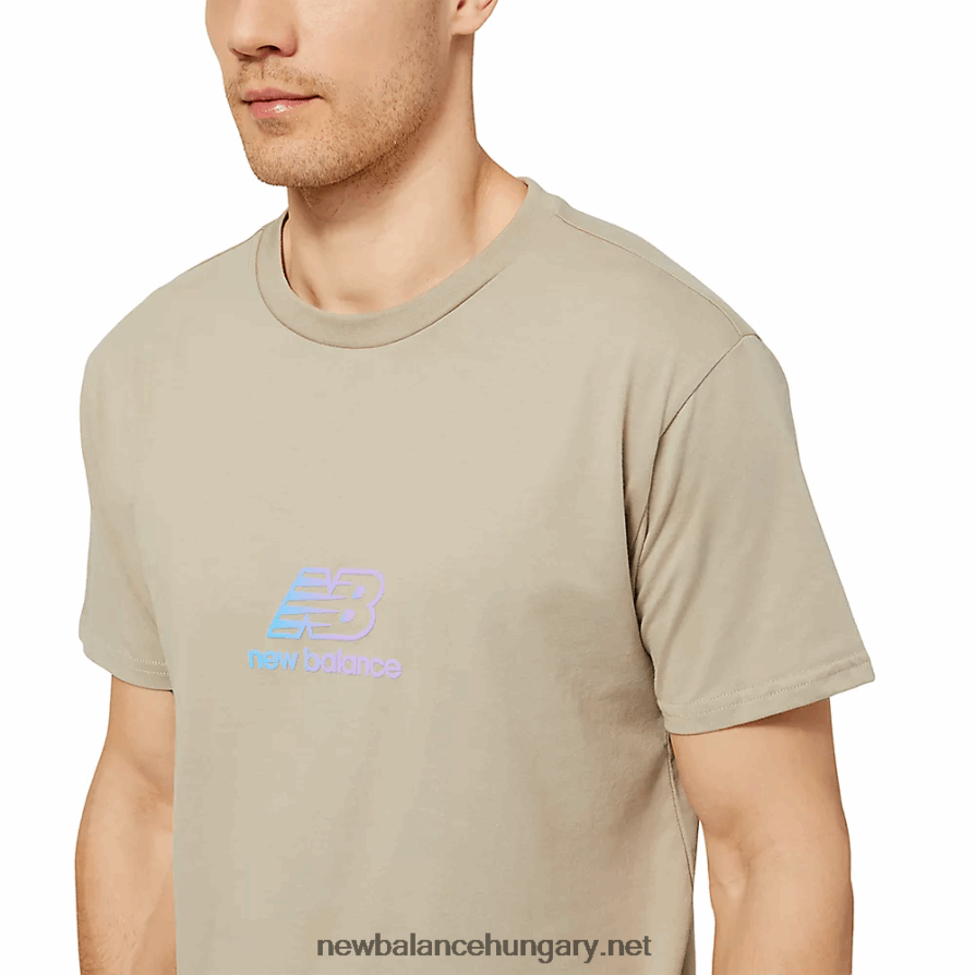 6XH8F02084 férfiak nb essentials puff print póló