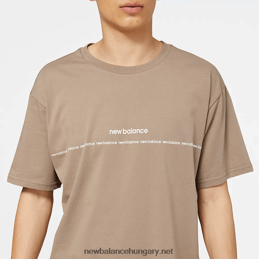 6XH8F02122 férfiak nb essentials grafikus póló