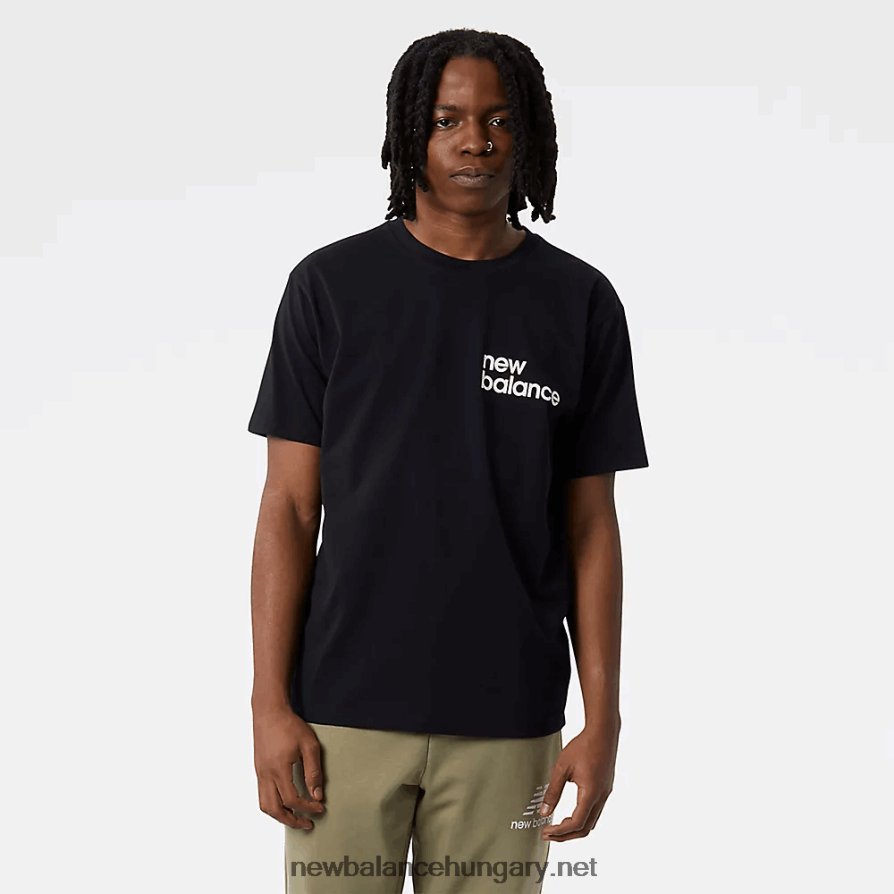 6XH8F02184 férfiak nb essentials grafikus rövid ujjú 1