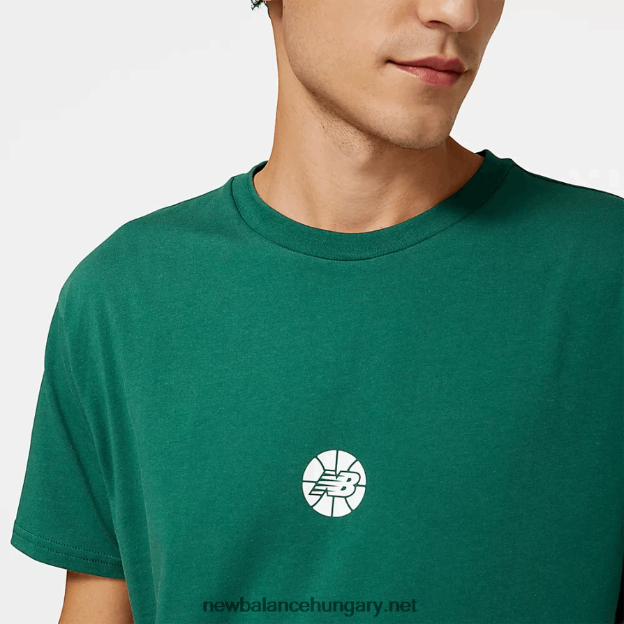 6XH8F04860 férfiak nb hoops basics póló