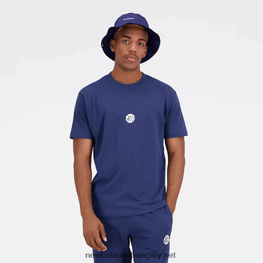 6XH8F04862 férfiak nb hoops basics póló