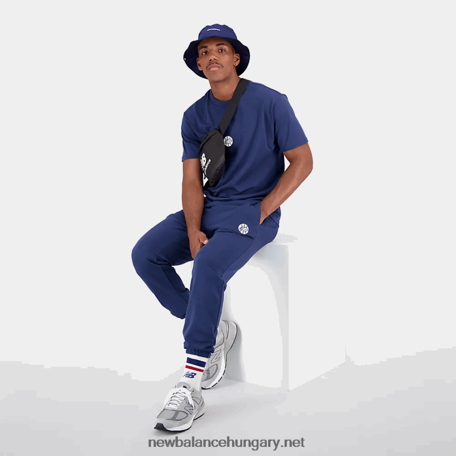 6XH8F04862 férfiak nb hoops basics póló