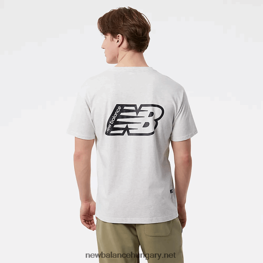 6XH8F06521 férfiak nb essentials grafikus rövid ujjú 2