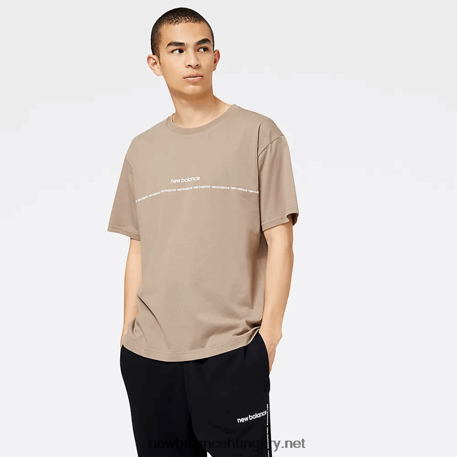 6XH8F06588 férfiak nb essentials grafikus póló