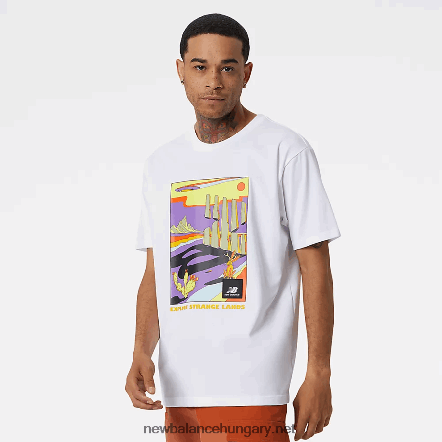 6XH8F06654 férfiak nb a grafikus pólónál