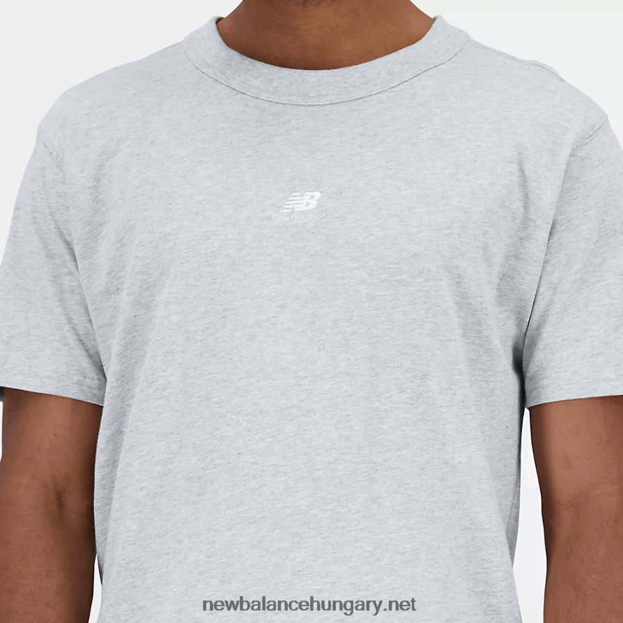 New Balance 6XH8F01571 férfiak athletics remastered grafikus pamut dzsörzé rövid ujjú póló