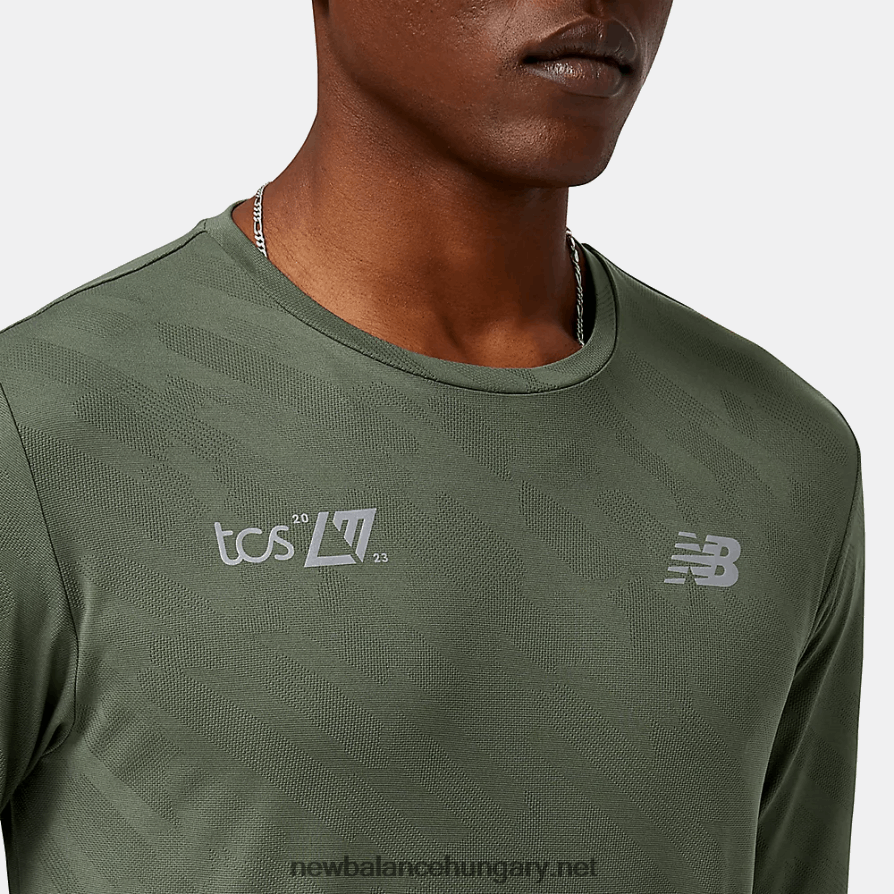 New Balance 6XH8F01676 férfiak londoni kiadás q speed jacquard hosszú ujjú