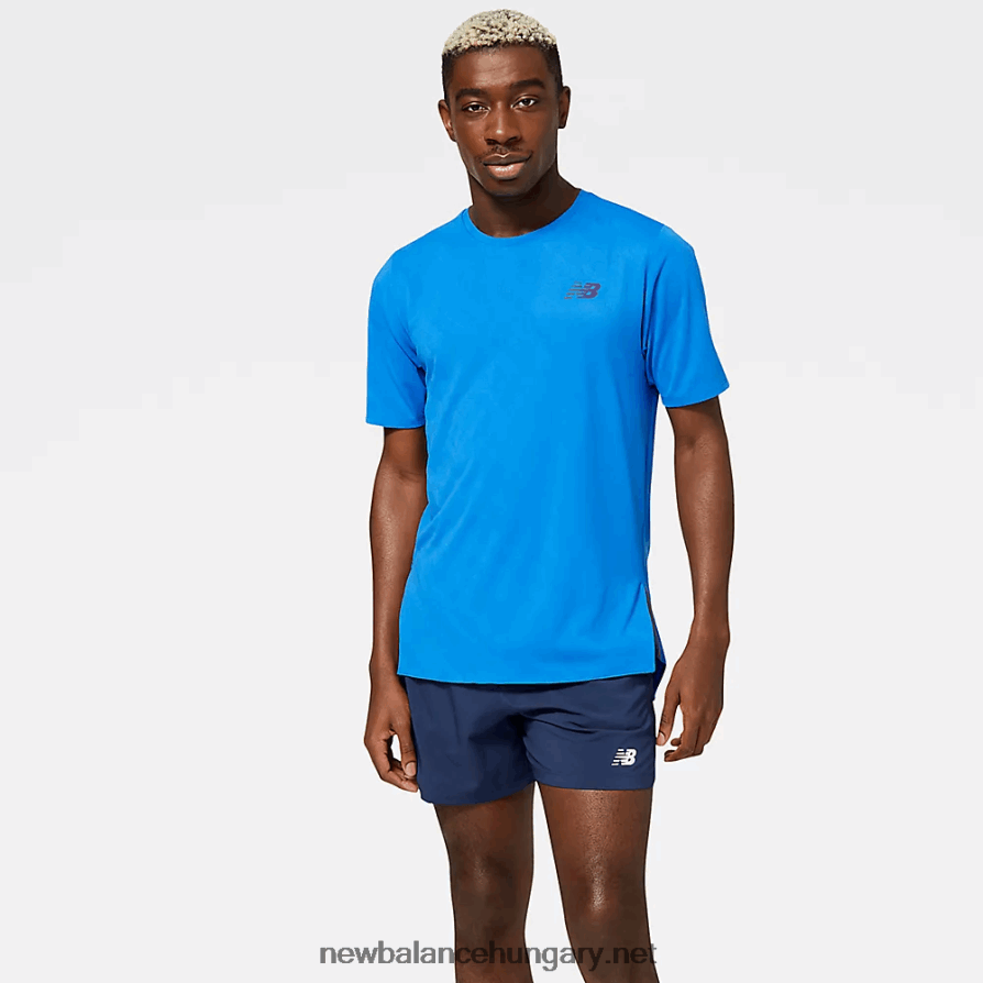 New Balance 6XH8F01683 férfiak q speed jacquard rövid ujjú