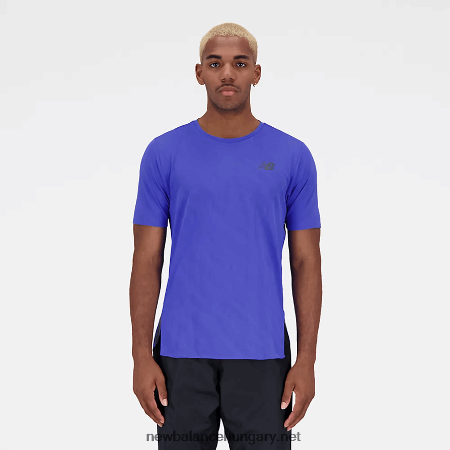 New Balance 6XH8F01687 férfiak q speed jacquard rövid ujjú