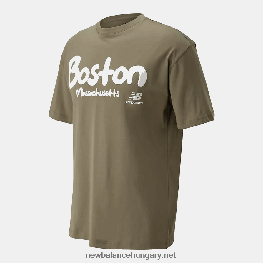 New Balance 6XH8F01714 férfiak boston póló
