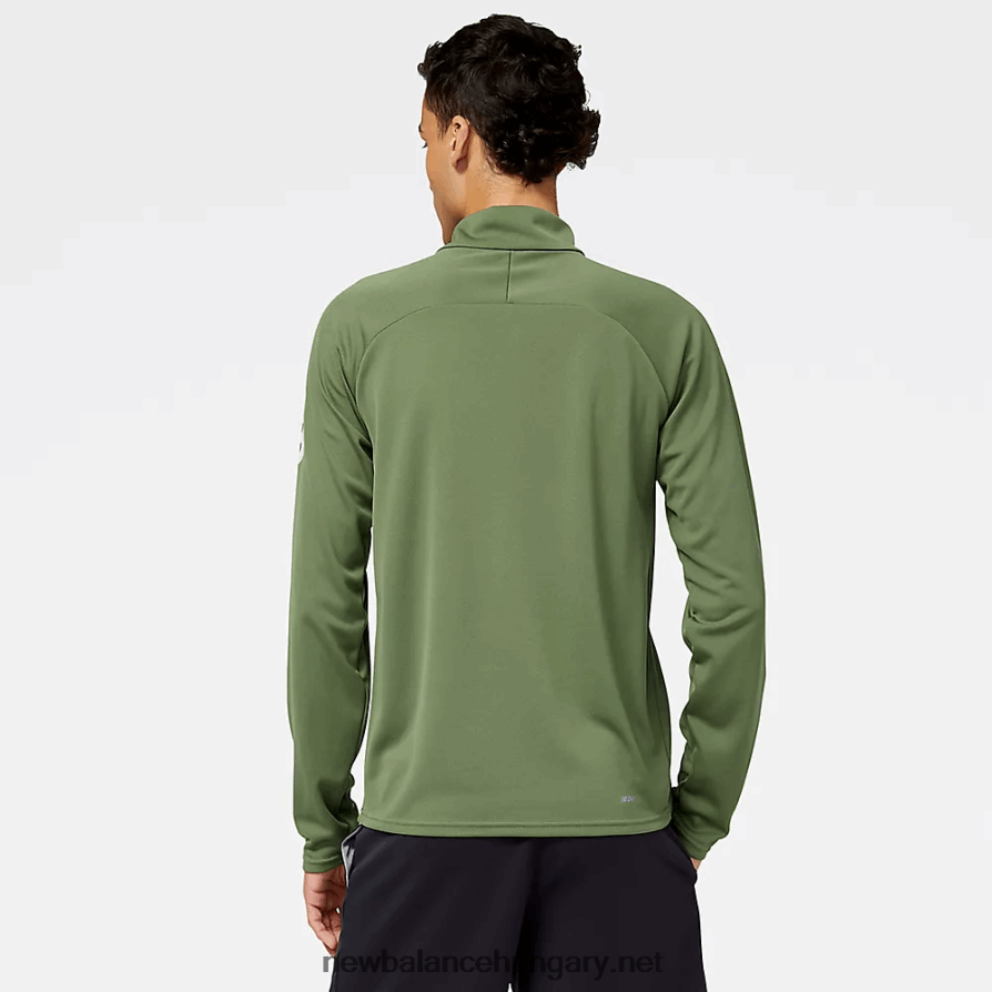 New Balance 6XH8F01715 férfiak szívósság futballedzés 1/4 zip