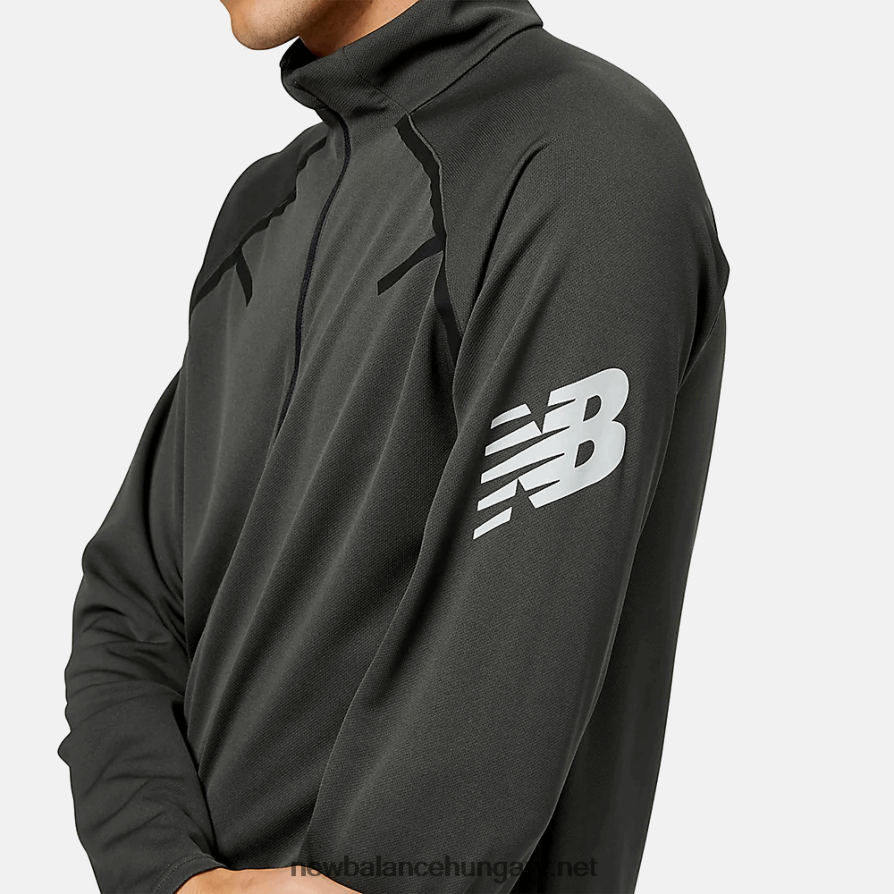 New Balance 6XH8F01716 férfiak szívósság futballedzés 1/4 zip