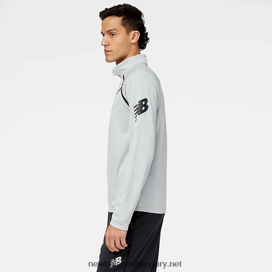 New Balance 6XH8F01717 férfiak szívósság futballedzés 1/4 zip
